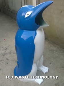 Thùng rác chim cánh cụt