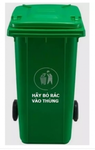 Thùng đựng rác 240L có bánh xe hàng Việt Nam chất lượng cao